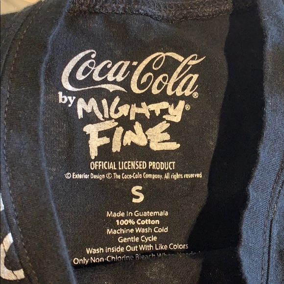 Mighty Fine Coca Cola Sleeveless T with Ties - Picture 2 of 2